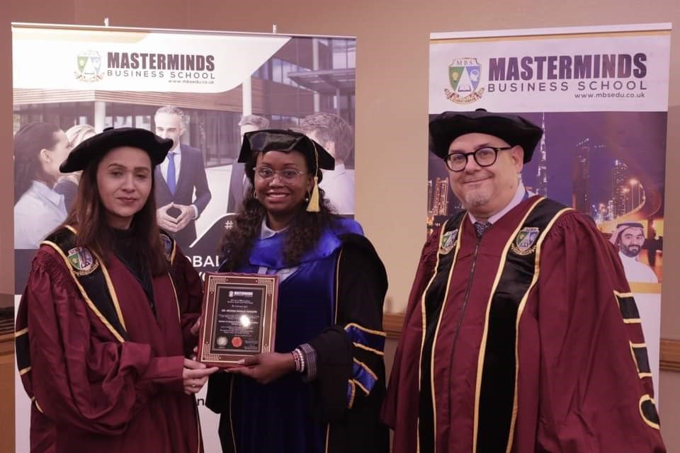 Honorary Doctorate — Masterminds Business School, Dubai