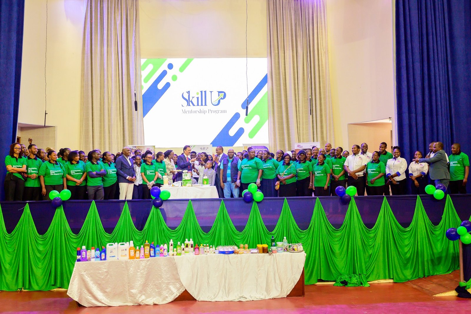 SkillUp mentors with RWK team